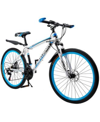 26-Inch 24-Speed Mountain Bike for Adults with Suspension Fork & Dual Disc Brakes, Ready for Adventure