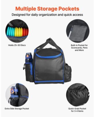 Disc Golf Set 12-Piece Starter Kit with Discs Marker and Backpack