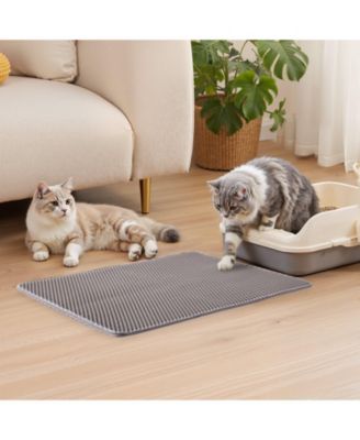 Double-Layer Honeycomb Cat Litter Mat, 30" x 24"