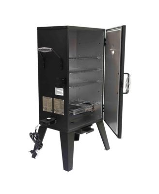 1500 Watt Electric Vertical Smoker with 531 Sq In Cooking Area, Black