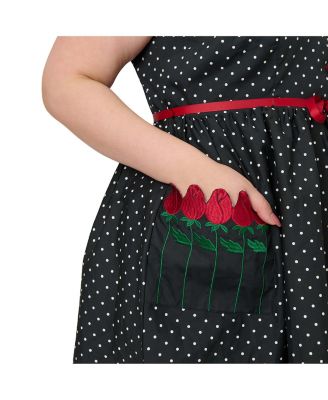 Plus Size Tulip Pocket Swing Dress