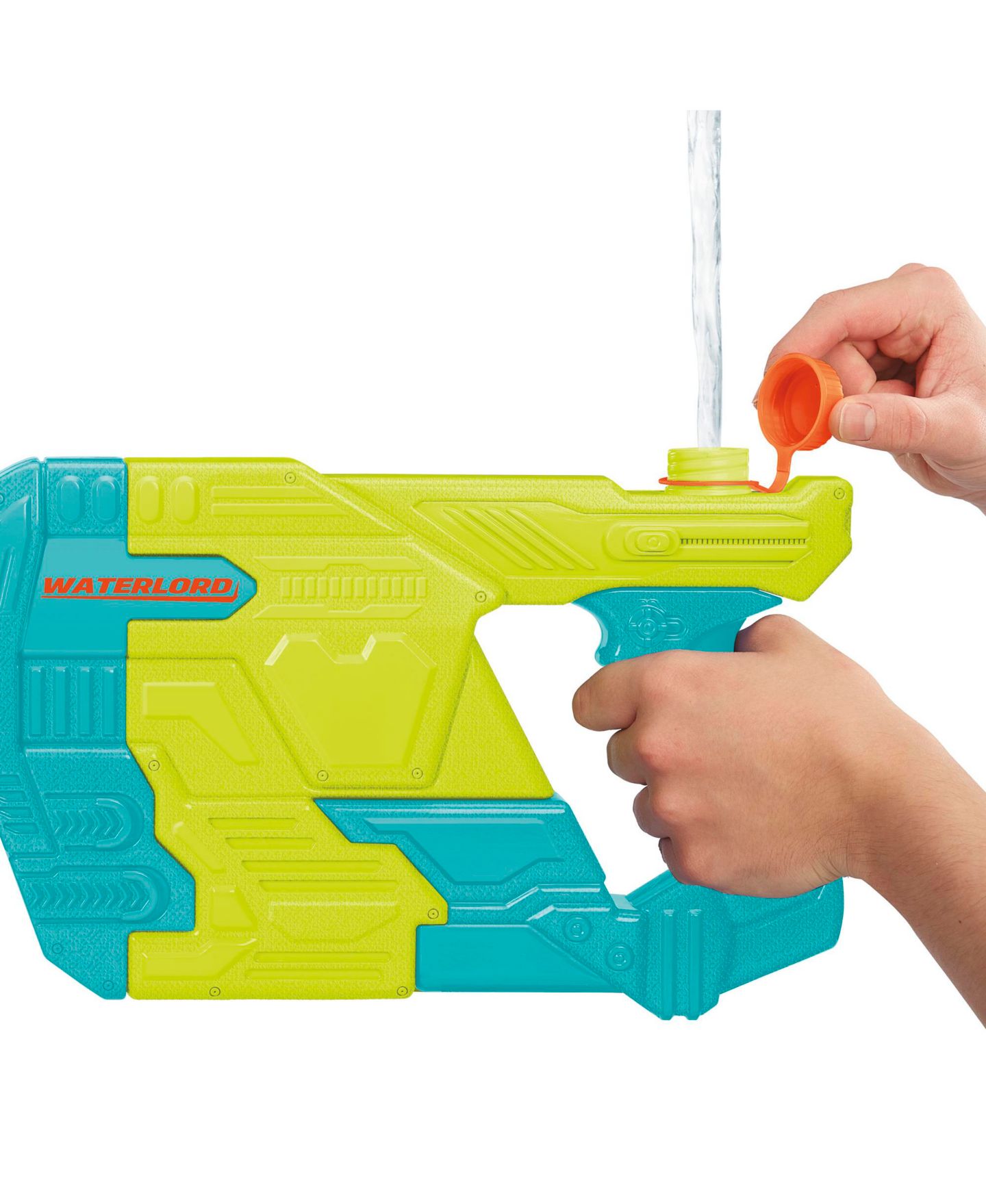 Детские игрушки Water Warriors Waterlord Dual Barrel Power Pump Water Blaster, Ages 6+ — фото 4