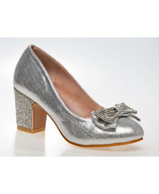 Little Girls Heeled Dress Pumps