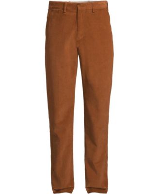 Men's Corduroy Comfort Waist Classic Fit Plain Front Pant