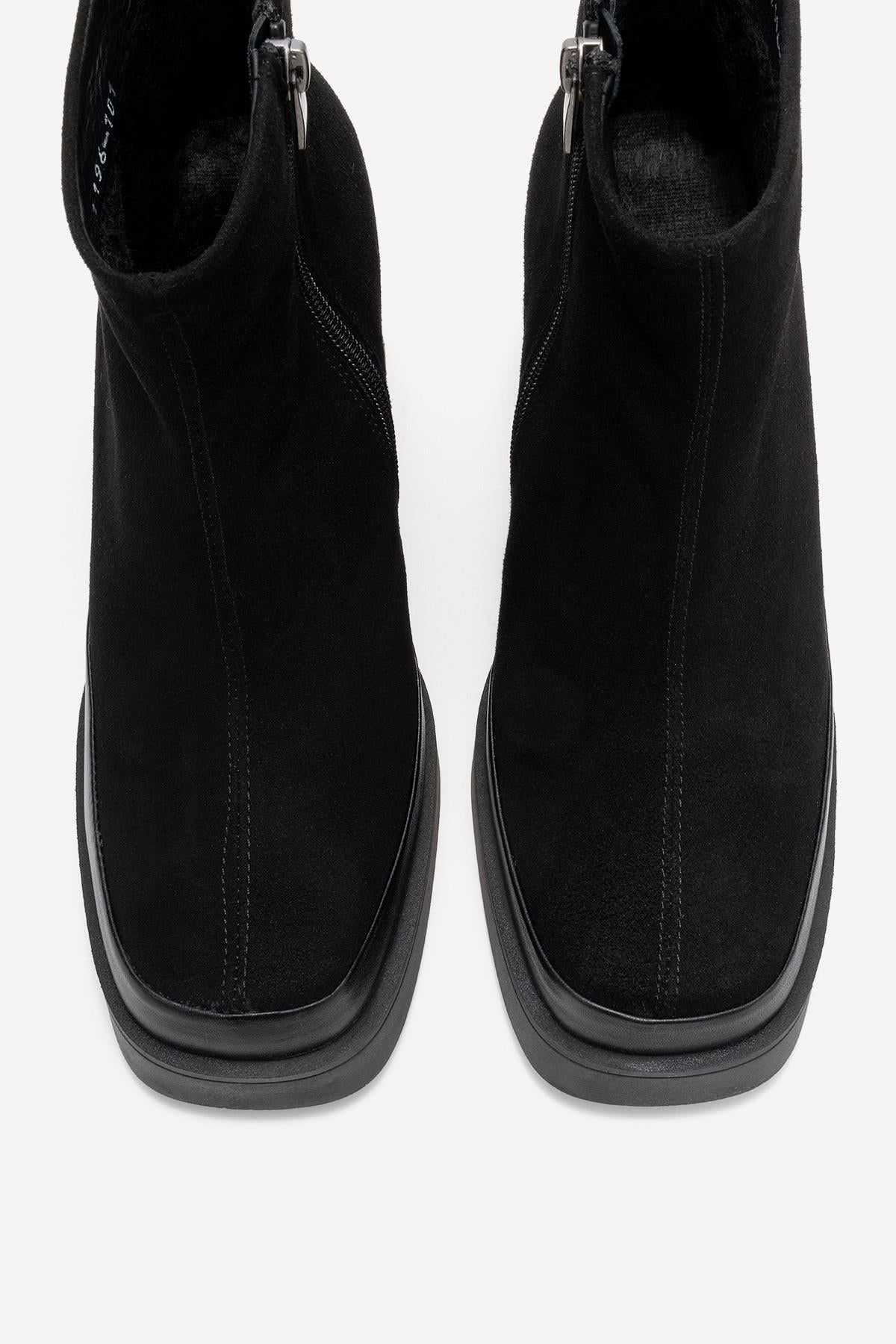 Forever & Always Shoes Women's Livia Leather Wedge Boot