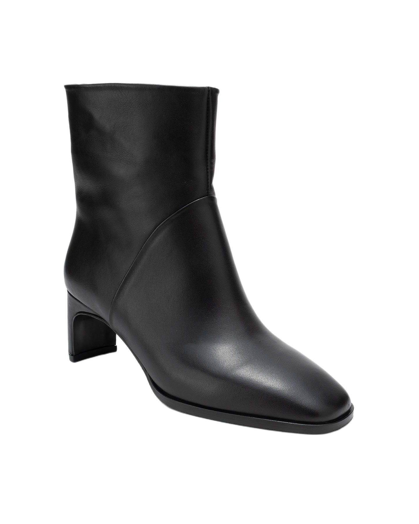 Женские ботинки Forever & Always Shoes Nordy Leather Boot, цвет: Чёрный — фото 1