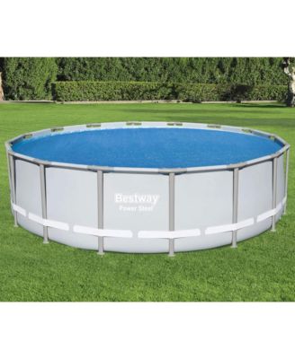 Round Solar Cover for 15' and 16' Above Ground Pools, Blue (Cover Only)