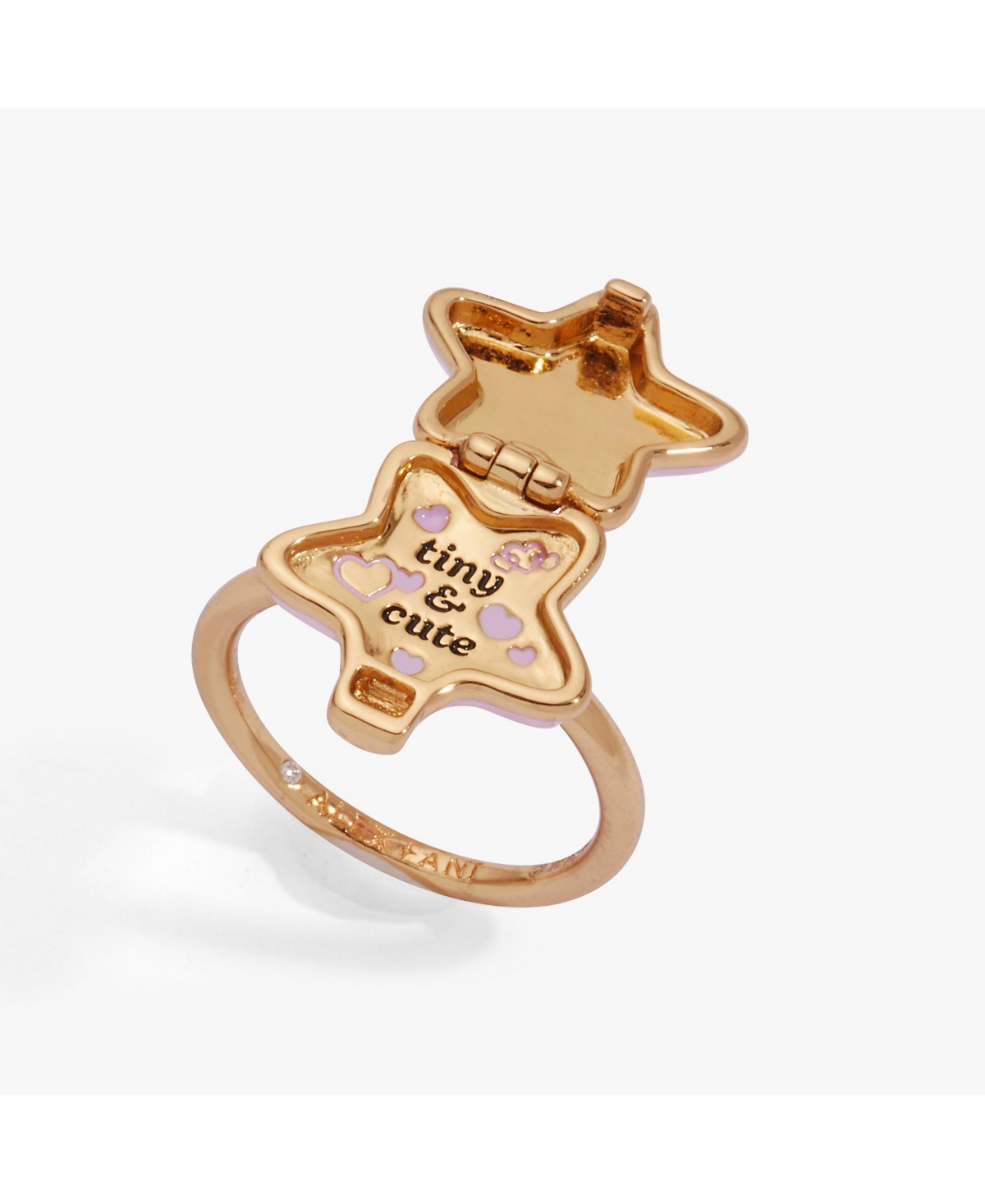 Alex and Ani Polly Pocket Locket Ring