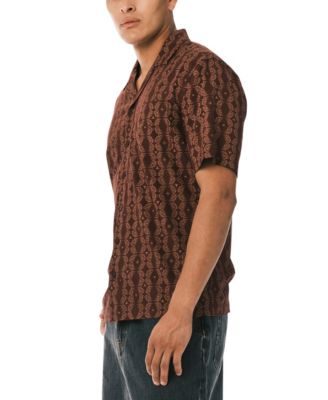 Men's Sandro Printed Short-Sleeve Camp Shirt