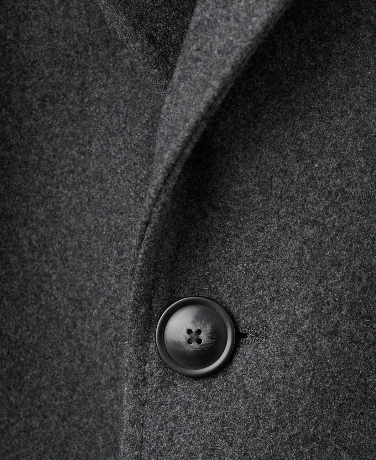 Mango Men's Long Wool Coat