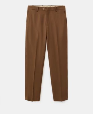 Men's Italian Wool Flannel Suit Pants