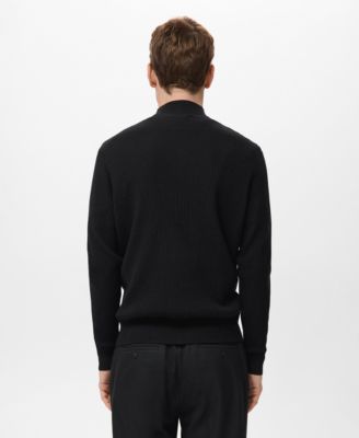 Men's Ribbed Turtleneck Sweater