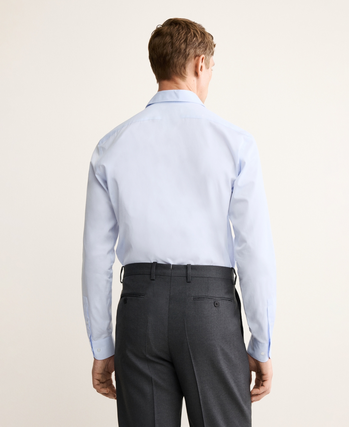 Mango Men's Cotton Dress Shirt