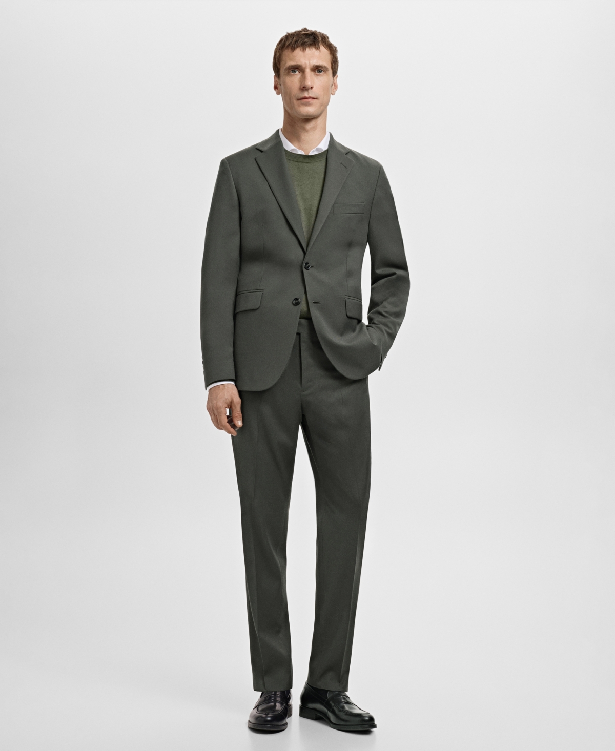 Mango Men's Milan Slim-Fit Suit Blazer