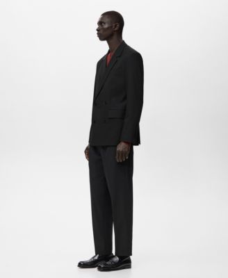 Men's Boston Regular-Fit Double-Breasted Suit Blazer