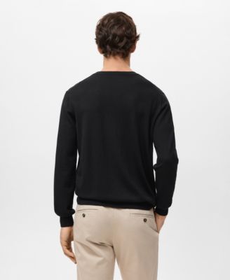 Men's Wool Round-Neck Sweater