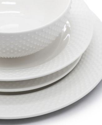 Kim Hobnail 16-Pc. Dinnerware Set, Service For 4