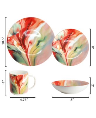 Autumn Storm 16-Pc. Dinnerware Set, Service For 4