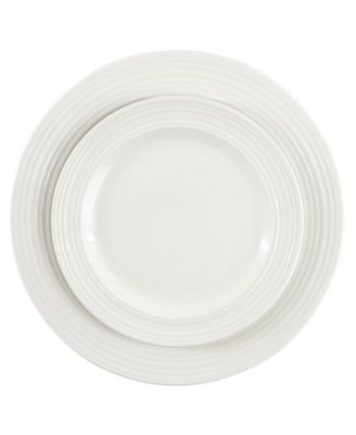 Nikki Ribbed 18 Pc. Dinnerware Set, Service For 6
