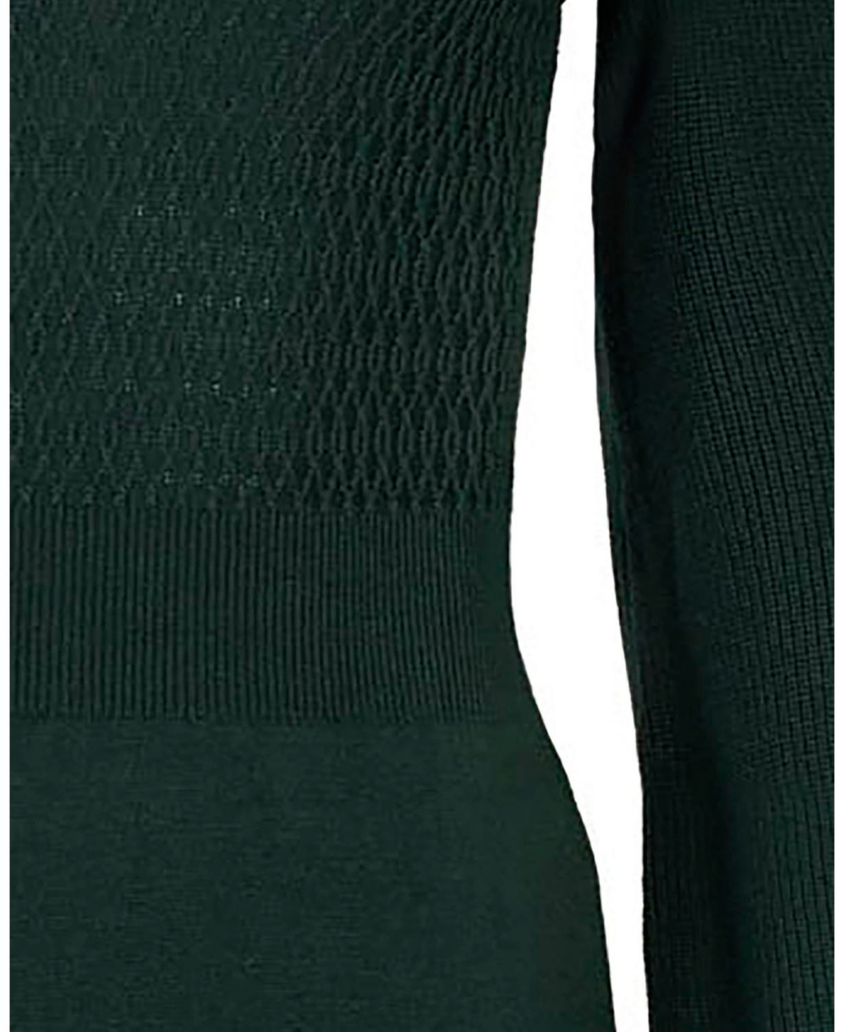 Hope & Henry Women's Organic Mock Neck Bodice Stitch Sweater Dress