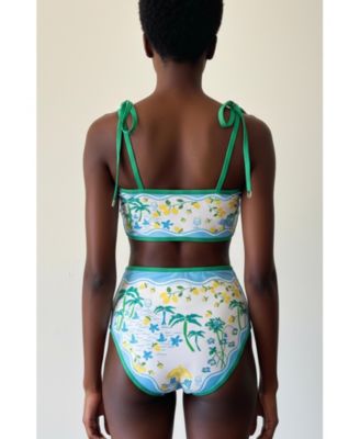 Women's Tropical Escape Reversible Bikini Top