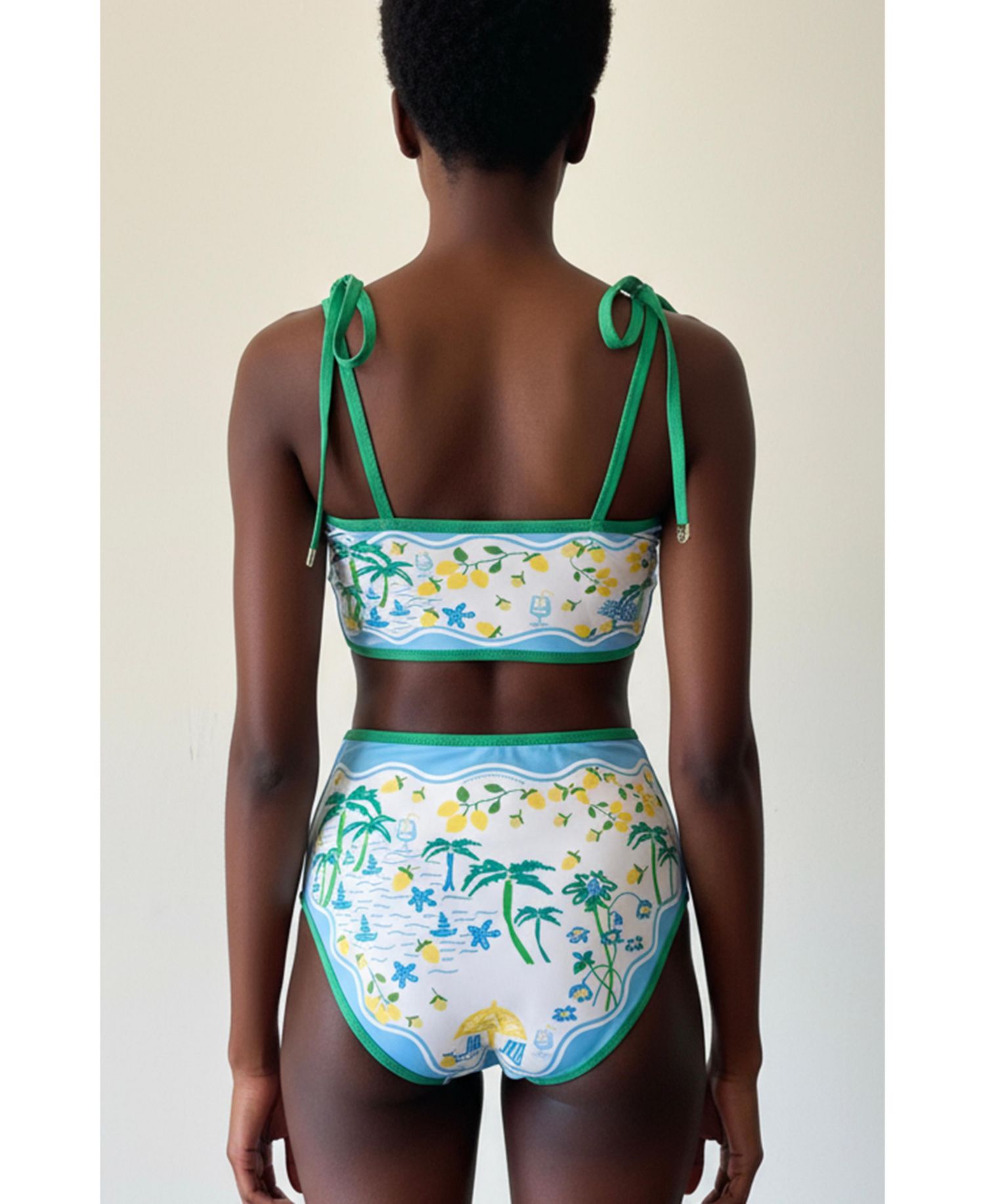 Women's Tropical Escape Reversible Bikini Top