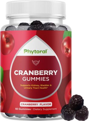 Cranberry Extract Gummy Vitamins, Cranberry, 60ct