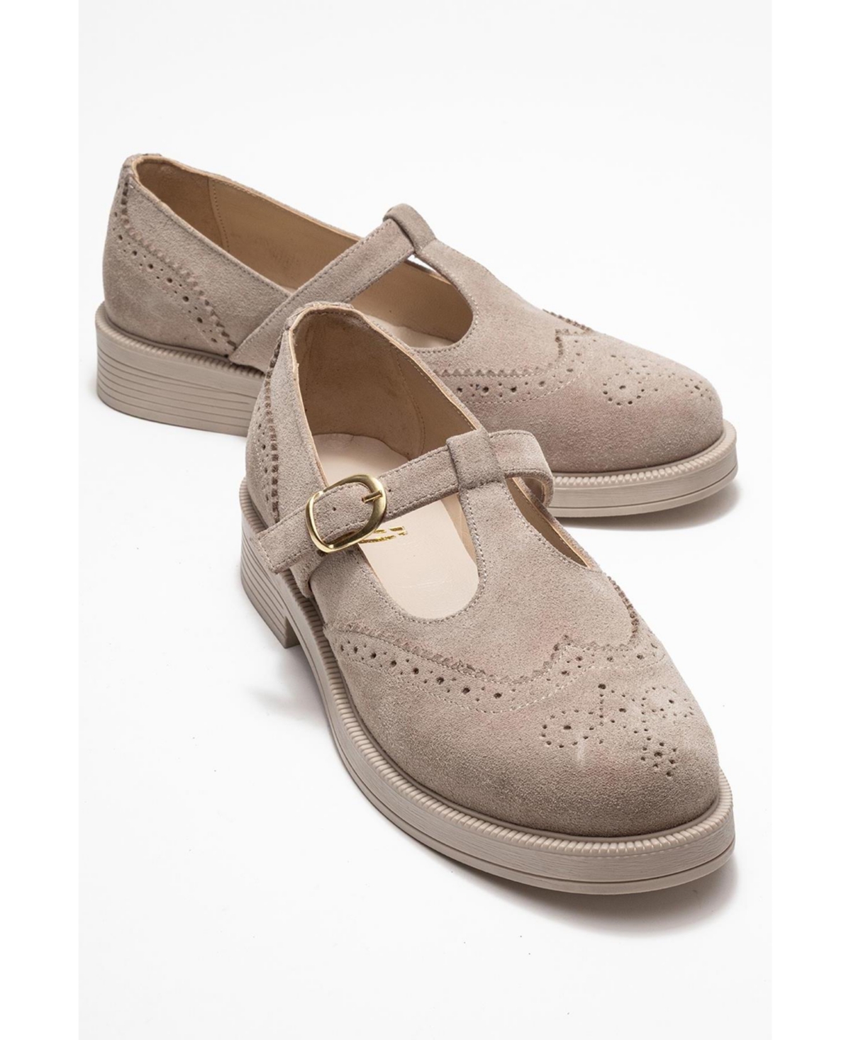 Forever & Always Shoes Women Janney Leather Strap Loafers