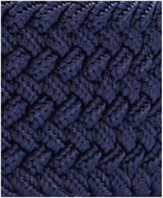 Men's Stretch Webbing Belt with Faux-Leather Trim