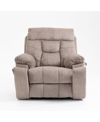 Electric Lift Recliner Chair with Heating and Massage, Power Lift Sofa Chair with 2 Cup Holders, Storage Pocket, 2 remote controls