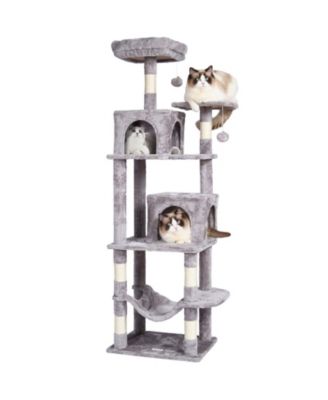 63" Multi-Level Cat Tree with 2 Condos