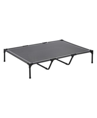Steel Frame Portable Elevated Pet Cot, XL, Gray