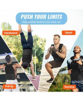 Weighted Vest, 40 lb Adjustable Workout Vest for Men and Women, Strength and Endurance Training for Running, Jogging and Fitness