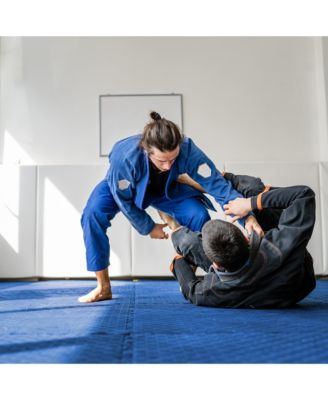 72 Sq Ft Interlocking EVA Foam Exercise Mat Tiles, Blue