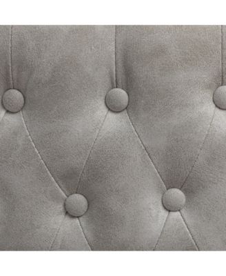 Elegant Mid-Century Barstools with Button Tufted Backs