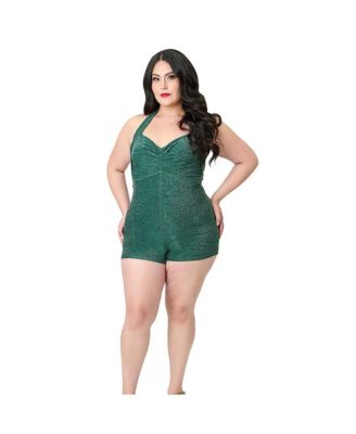 Plus Size Romper & Sarong Set