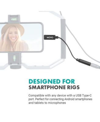 UCMA-2 Female 3.5mm TRRS to USB-C Mic. Adapter
