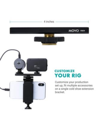 iVlogger Vlogging Kit for iPhone with Light, Mic, Phone Mount, Tripod (Lightning)