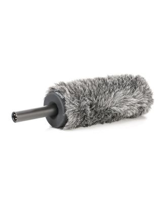 WS-G300 Furry Rigid Windscreen for Microphones 18-23mm in Diameter and up to 12.6" (32cm) Long - Dark Gray