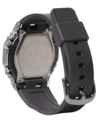 Unisex Japanese Quartz Black Resin Watch 40.5mm