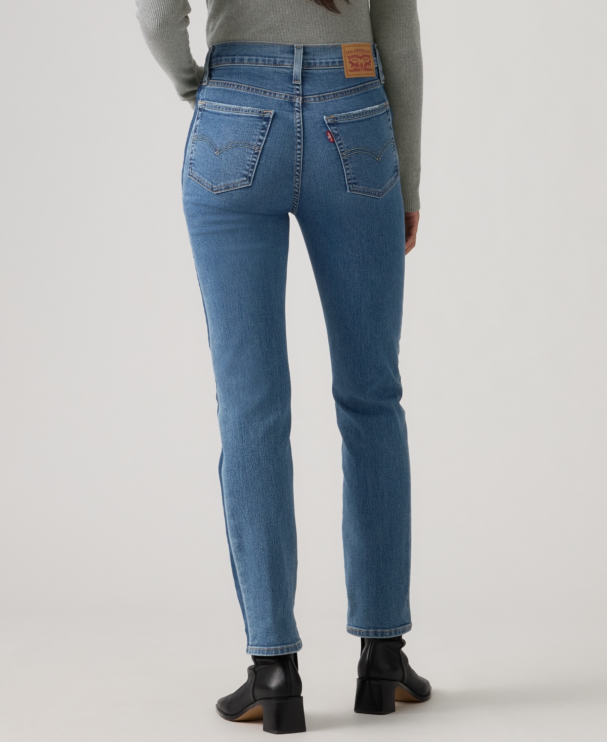 Levi's Juniors' Straight Leg High-Rise Jeans