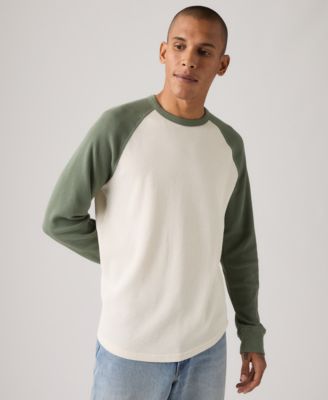 Men's Thermal Long Raglan Sleeve T-Shirt
