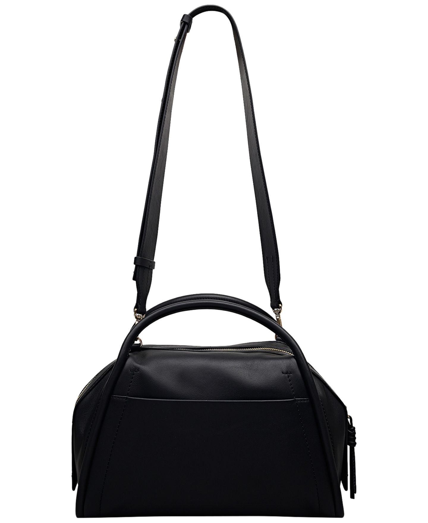 Женская сумка Radley London Golborne Medium Leather Ziptop Satchel, цвет: Чёрный — фото 2