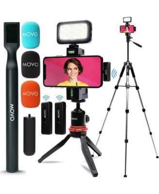 iVlogger Wireless Vlogging Kit with Fullsize Tripod for iPhone