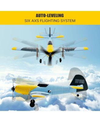 BF-109 RC Plane with 6-Axis Gyro Stabilization, 3-Channel 2.4G, 2 Batteries & EPP Foam