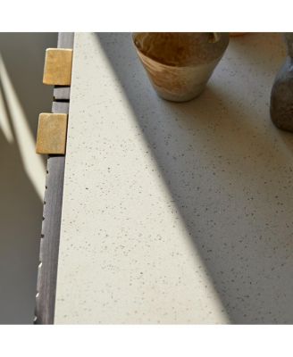 Bilal solid mango and terrazzo Sideboard 180 cm