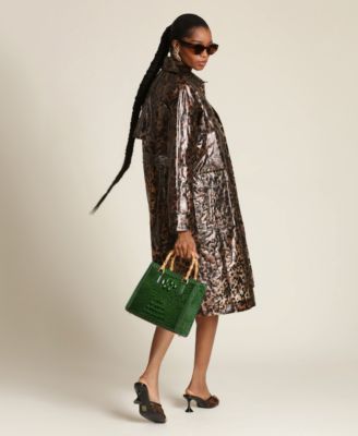 Women's Center Front Belted Trench Coat