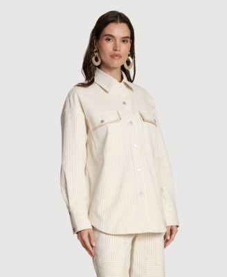 Women's Collared Oversized Shirt