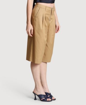 Women's Tailored Mid Rise Bermuda Shorts