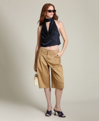 Women's Long-Tie Halter Top